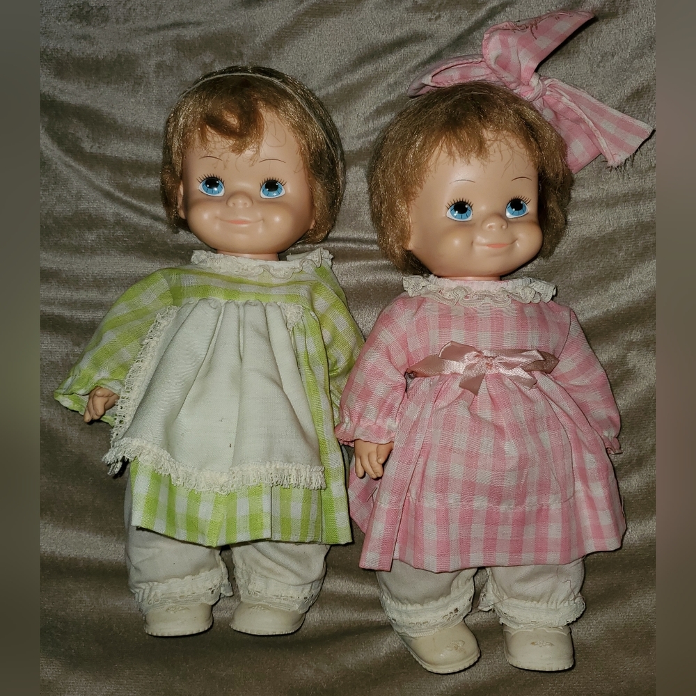 Two Vintage Horsman Dolls 1974
